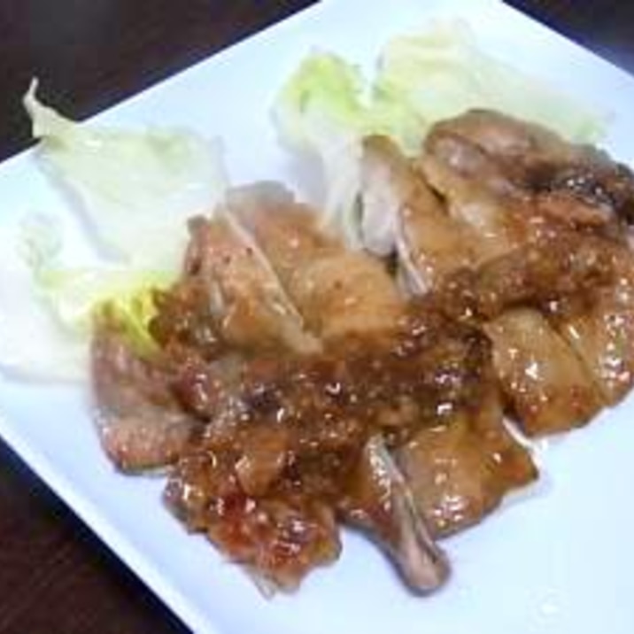 １００円以下の激安おかず。鶏肉のガーリックソテー